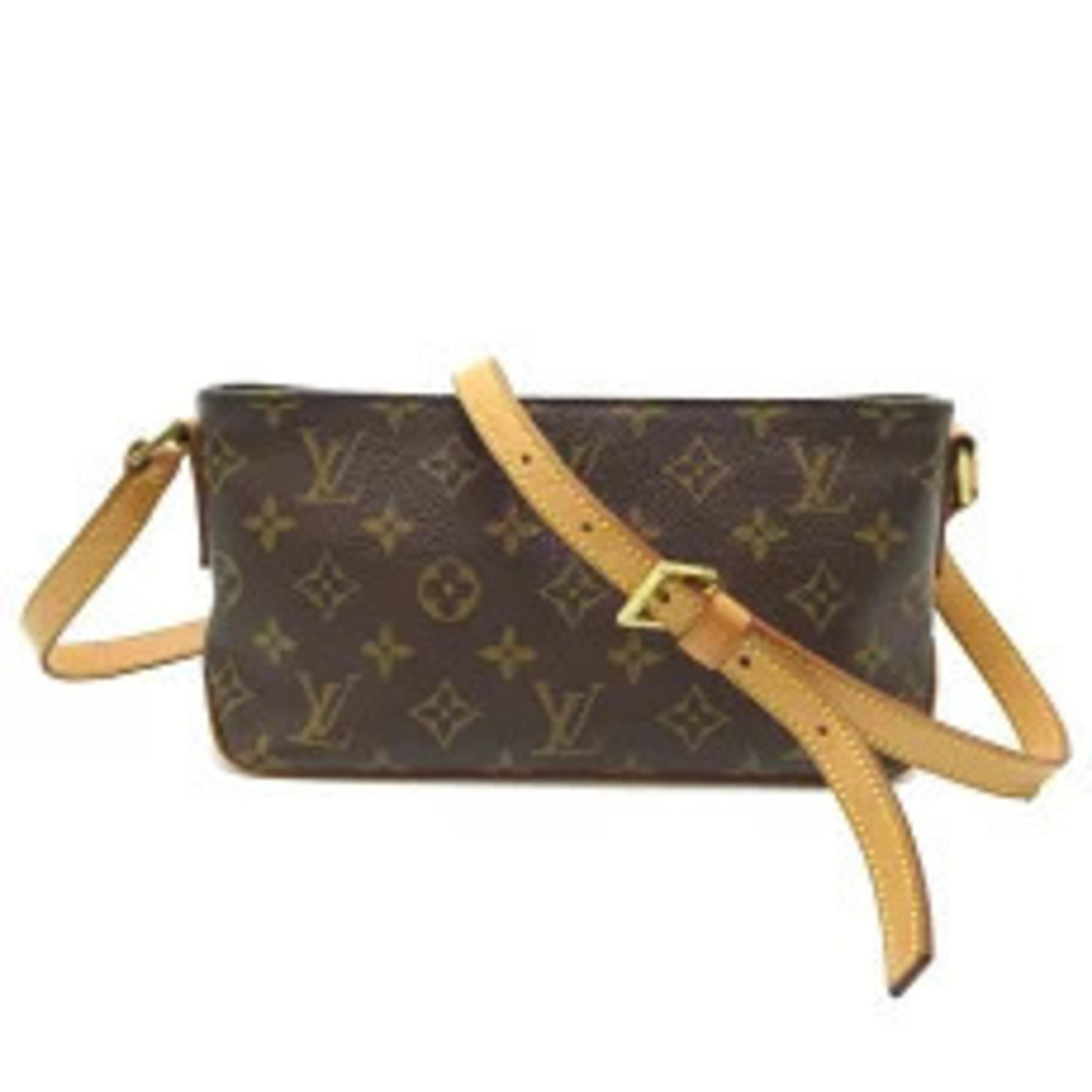 Louis Vuitton Bag Monogram Shoulder Trotteur Brown